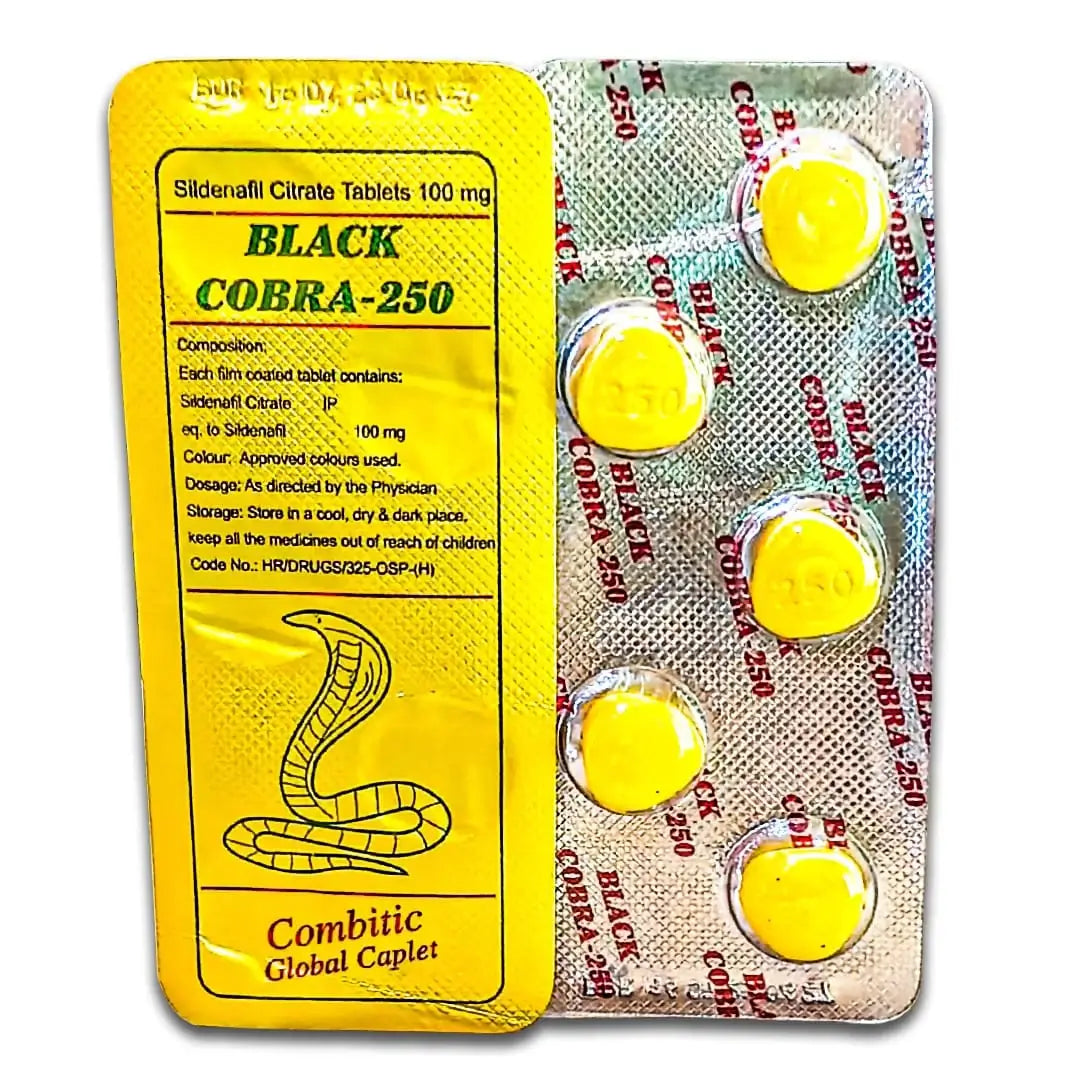 Black cobra 250mg Man Sex Power Tablets